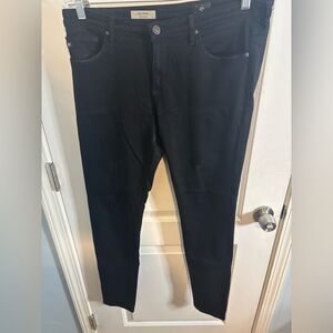 AG Adriano Goldschmied womens black skinny jeans size 31 EUC
